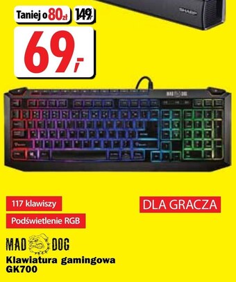Media Expert Klawiatura dla graczy mad dog oferta