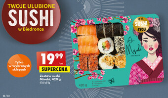 Biedronka Zestaw sushi misaki oferta