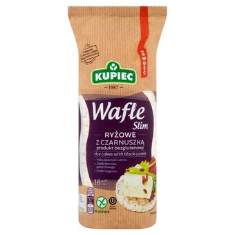 Kaufland Kupiec slim wafle ryżowe z czarnuszką 90 g (18 sztuk) oferta