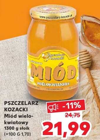 Kaufland Miód pszczelarz kozacki oferta