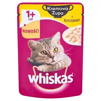 Jubilat Whiskas kremowa zupa z kurczakiem karma pełnoporcjowa 1+ lat 85 g oferta