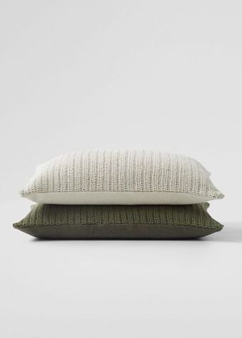 MANGO Poszewka na poduszkę z teksturowanej bawełny 40x60cm oferta