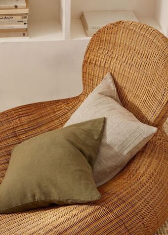 MANGO Poszewka na jaśka z 100% lnu oferta