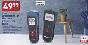 ALDI Wykrywacz wielofunkcyjny ferrex oferta