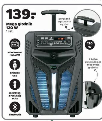Netto Mega głośnik 120 w oferta