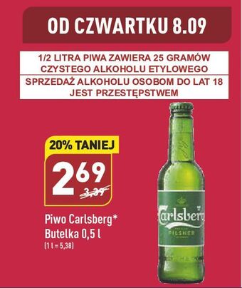 ALDI Piwo carlsberg oferta