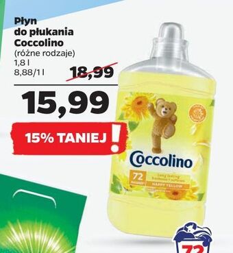 Netto Płyn do płukania happy yellow coccolino oferta