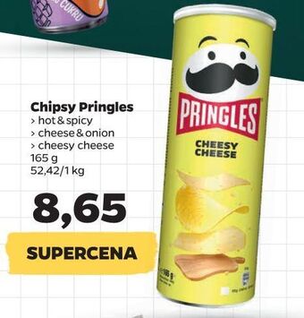 Netto Chipsy cheesy cheese pringles oferta