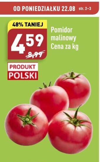 ALDI Pomidor malinowy 1 kg oferta