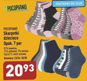 ALDI Skarpetki dziecięce pocopiano oferta