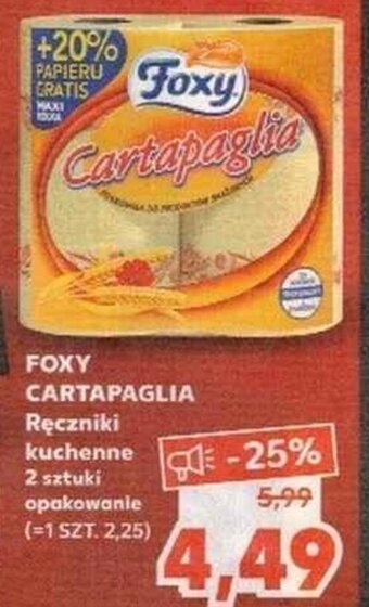 Kaufland Foxy Cartapaglia Ręczniki kuchenne oferta