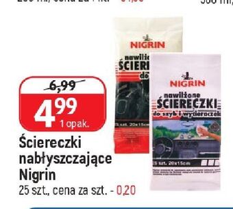 E.Leclerc Ściereczki do kokpitu nawilżone nigrin oferta
