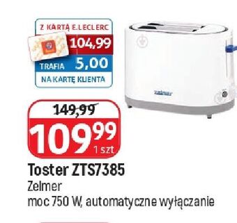 E.Leclerc Toster zts 7385 zelmer oferta