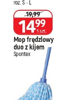 E.Leclerc Mop frędzlowy z kijem duo spontex oferta