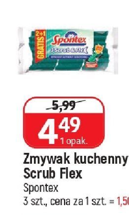 E.Leclerc Zmywak kuchenny scrub & flex spontex oferta