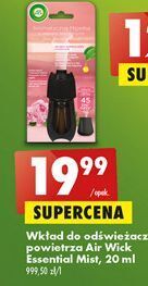 Biedronka Wkład do odświeżacza calming rose air wick essential mist oferta