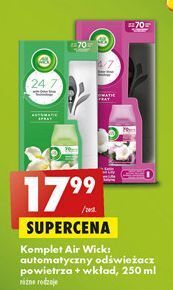 Biedronka Urządzenie + wkład księżycowa lilia otulona satyną air wick freshmatic oferta