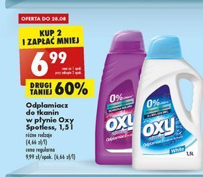 Biedronka Odplamiacz do tkanin color oxy spotless oferta