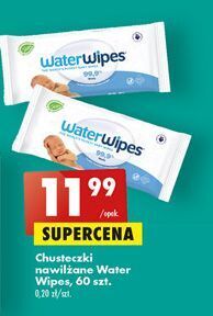 Biedronka Chusteczki nawilżane czystą wodą waterwipes oferta