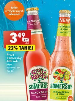 Biedronka Piwo somersby blackberry oferta