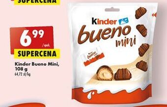 Biedronka Baton kinder bueno mini oferta