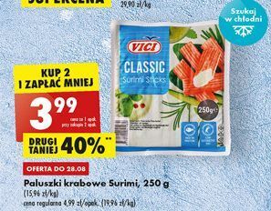 Biedronka Paluszki krabowe surimi vici oferta