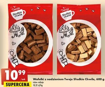 Biedronka Wafelki z nadzieniem twoje słodkie chwile oferta