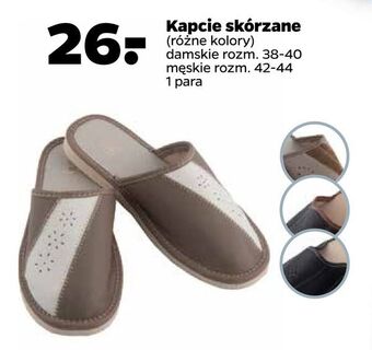 Netto Kapcie skórzane oferta