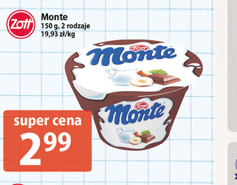 Społem Zott monte deser 150 g oferta