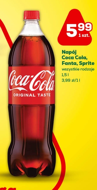 ABC Coca-cola napój gazowany 1,5 l oferta