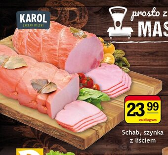Gram Market Karol Schab, szynka z liściem 1 kg oferta