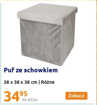 Action Puf ze schowkiem oferta