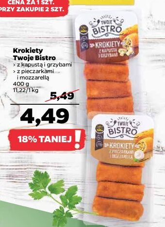Netto Krokiety z pieczarkami i mozzarellą twoje bistro oferta