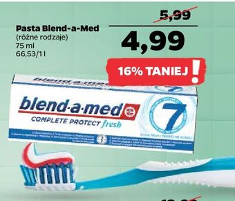 Netto Pasta do zębów doskonałe odświeżanie blend-a-med complete protect fresh 7 oferta