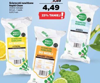 Netto Ściereczki do kuchni cytryna rapid clean oferta