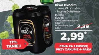 Netto Piwo okocim jasne okocimskie oferta