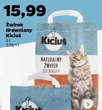 Netto Żwirek drewniany kiciuś oferta