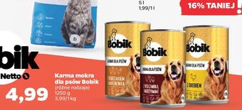 Netto Karma dla psa z drobiem bobik oferta