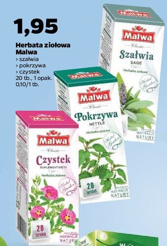 Netto Herbatka szałwia malwa tea oferta