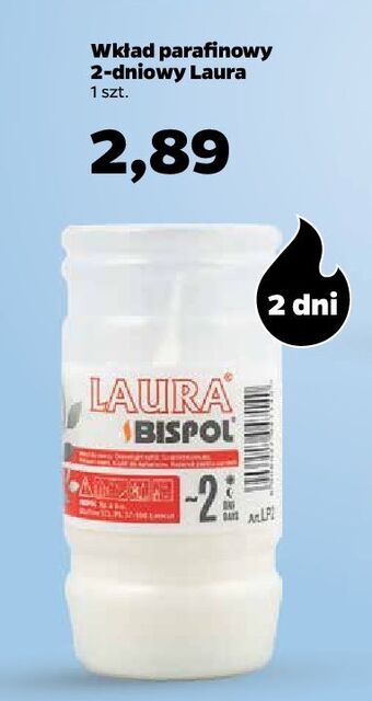 Netto Wkład parafinowy laura 2-dniowy bispol oferta