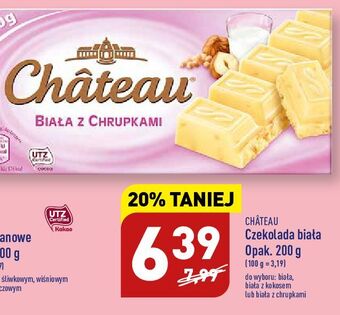 Czekolada biała z chrupkami chateau