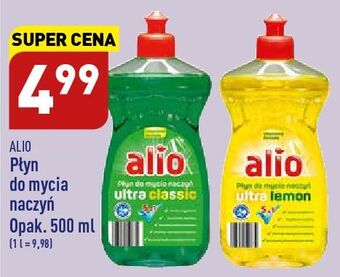 ALDI Płyn do mycia naczyń ultra lemon alio oferta
