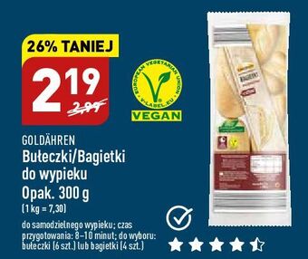 ALDI Bułeczki do wypieku goldahren oferta