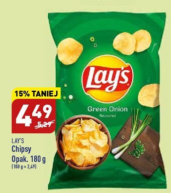ALDI Chipsy zielona cebulka lay's oferta