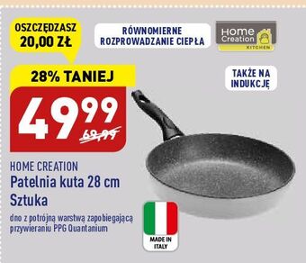 ALDI Patelnia kuta aluminiowa 28 cm home creation oferta