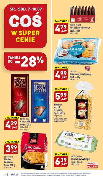 ALDI Pierniki norymberskie wintertraum oferta