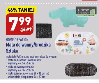 ALDI Mata do wanny owalna 36 x 90 cm home creation oferta
