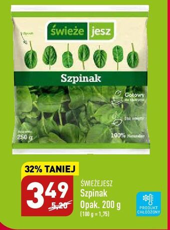 ALDI Szpinak świeże jesz oferta