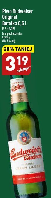 ALDI Piwo budweiser oferta