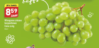 ALDI Winogrona zielone bezpestkowe 1 kg oferta